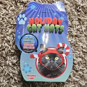 NWT Holiday Cat Hats - Candy Cane Festive Hat $7ea Or 2 For $12